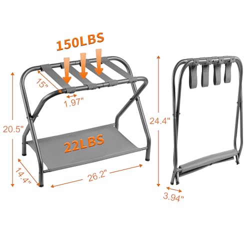 Luggage Rack for Guest Room (2 Count)