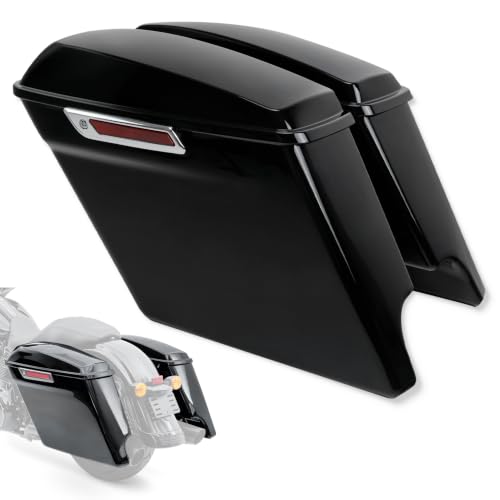 Motorcycle 5" Stretched Saddlebags Fit For Harley Touring 2014 (2 Count)