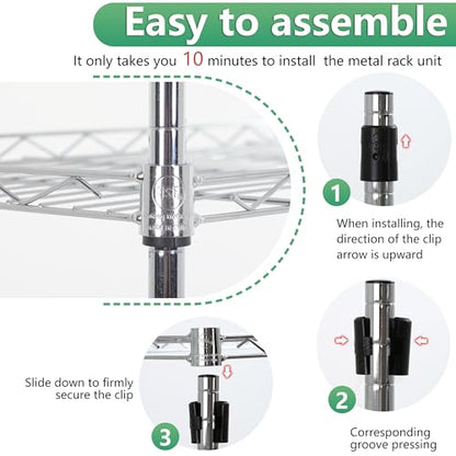 5 Tier Wire Shelf (5 Count)