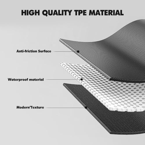 for 2019 2025 2026 Toyota Rav4 Hybrid Floor Mats and Cargo Mat All Weather Trunk Mat Waterproof Anti