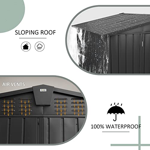 Domi Outdoor Storage Shed 8.2' x 6.2'