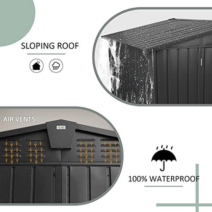 Domi Outdoor Storage Shed 8.2' x 6.2'