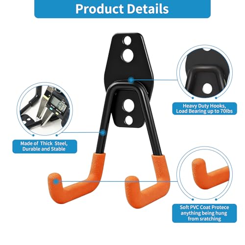 2 Pack Garage Storage Utility Hooks