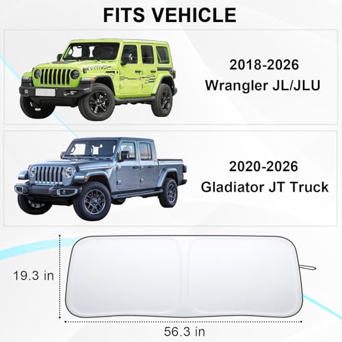 Premium Windshield Sun Shade for 2018