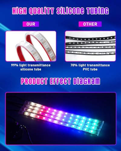 Car Interior LED Lights (4 Count)