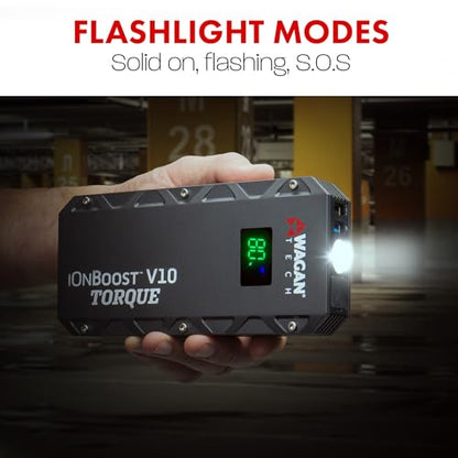 EL7507 Jump Starter iOnBoost V10 Torque 1000Amp Peak 12V Portable Lithium Car Battery Up to 7.8L V10 or 6.7L Diesel