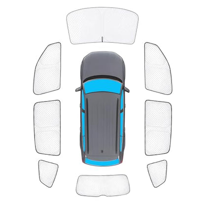 8pcs Sun Shades for Volkswagen VW Atlas (8 Count)
