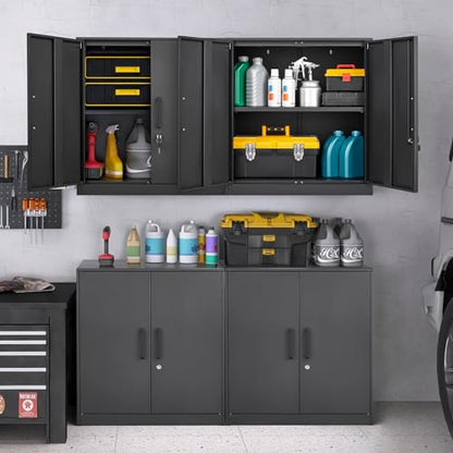 Metal Storage Cabinets with 2 Doors and Handle