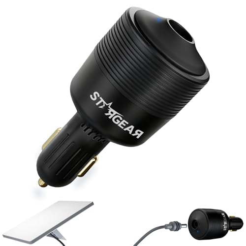 Starlink Mini Car Adapter 12V to 24V DC Step Up Converter with 60W Car Cigarette Lighter Adapter