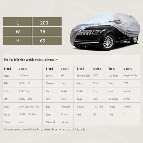 6 Layers Full Car Cover for SUV