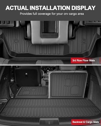 Floor Mats & Cargo Liner for Acura MDX 2022 (6 Count)
