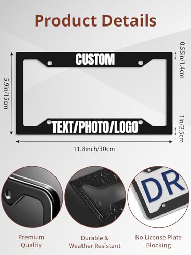 Custom License Plate Frame