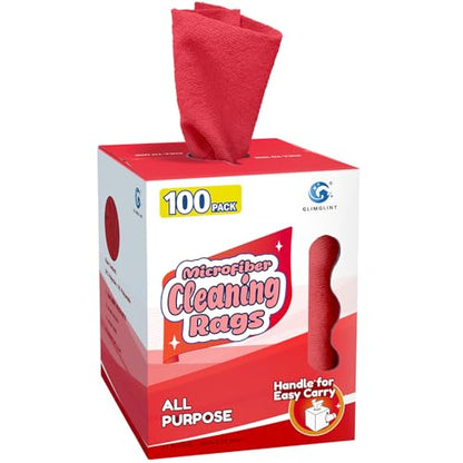 Microfiber Cleaning Cloth 100 Pack (100 Count)