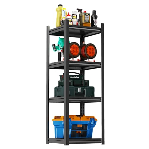 16''W*16" D Garage Shelving Heavy Duty Metal Storage Shelves Series (4 Count)