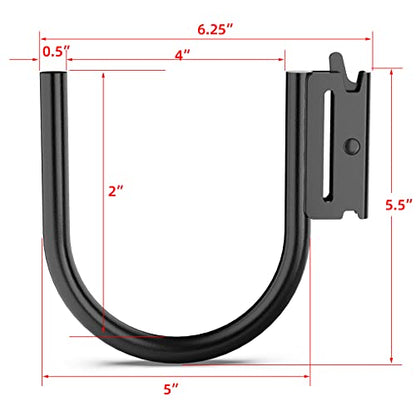 4PCS Heavy Duty E Track 5" J Hooks (4 Count)