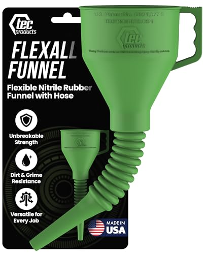 FlexAll Long Flexible Oil Change Funnels for Automotive Use