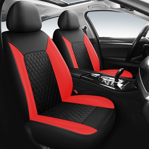 Faux Leather Front Car Seat Covers (2 Count)