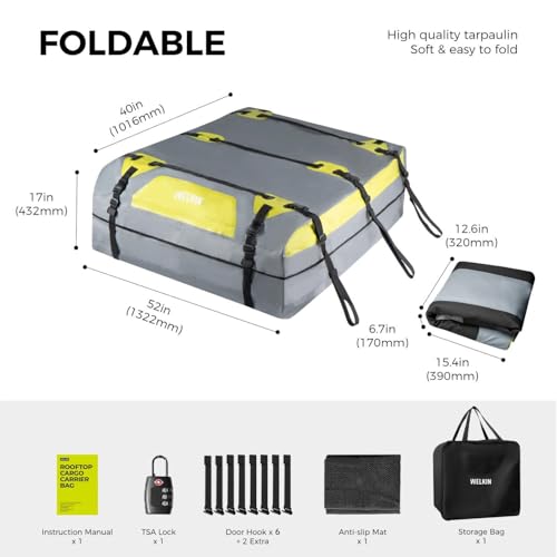 Waterproof Rooftop Cargo Carrier Bag