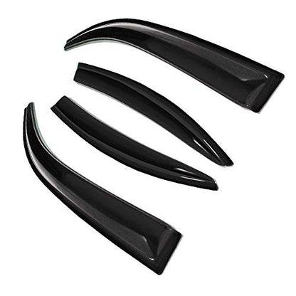 Out Channel Visors Compatible with Chevy Malibu 13 (4 Count)