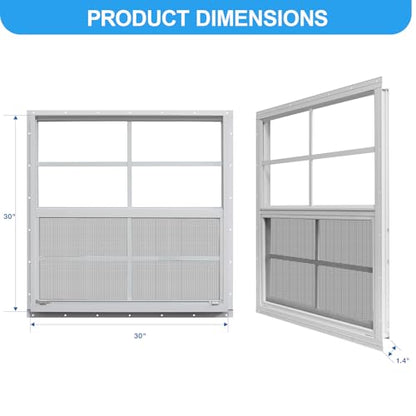 Upgraded Shed Windows 2 Pack (2 Count)