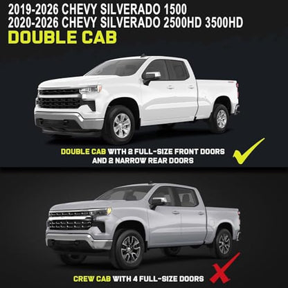 Running Boards Compatible with 2019 (2 Count)