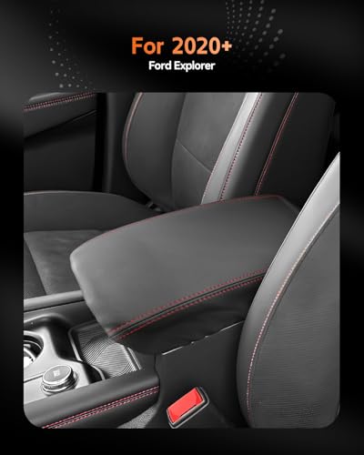 for 2025 2026 Ford Explorer Center Console Cover Armrest Box Cover for Explorer 2020 2021 2022 2023 2024 2025 Accessories Console Arm Rest Protector