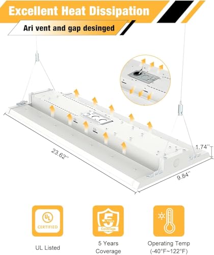 4Pack 165W LED Linear High Bay Light (4 Count)