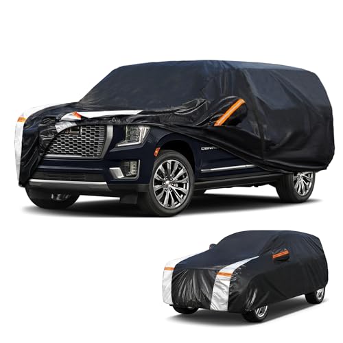 Large SUV Car Cover for GMC Yukon XL 100% Waterproof All Weather