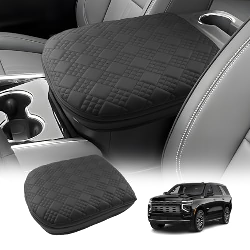 2025 2026 Suburban Tahoe Center Console Cover Compatible with 2025 2026 Chevy Suburban Tahoe Accessories Armrest Cover Armrest Console Cover