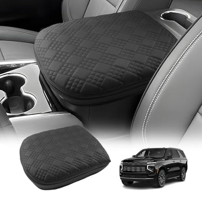 2025 2026 Suburban Tahoe Center Console Cover Compatible with 2025 2026 Chevy Suburban Tahoe Accessories Armrest Cover Armrest Console Cover