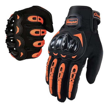Motorcycle Gloves for Men and Women Touchscreen Guantes Para Motocicleta Hombre for Powersports BMX ATV MTB Motocross Scooter Dirt Bike Riding Gloves Motorcycle Mens Helmets Accessories
