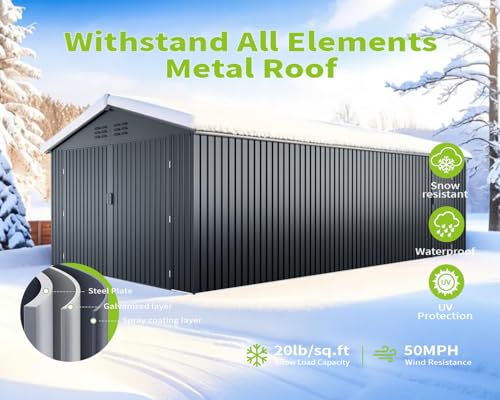 20 x 13 FT Outdoor Storage Shed
