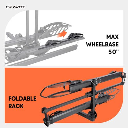 CyberRack E2 EBike Rack with Ramp for 2 EBikes