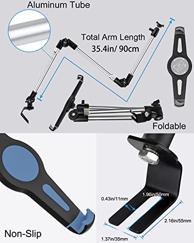 Car Truck Seat Rail Large Tablet Mount