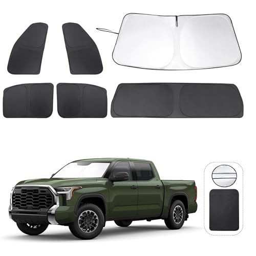 Window Shades for Toyota Tundra 2022 (6 Count)