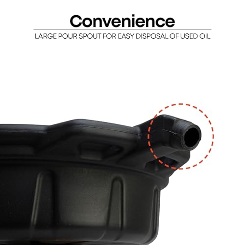 2 Gallon Oil Drain Pan with Anti