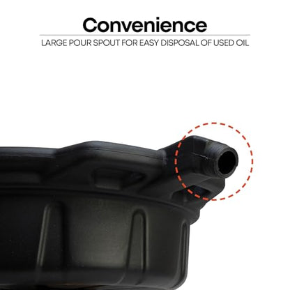 2 Gallon Oil Drain Pan with Anti