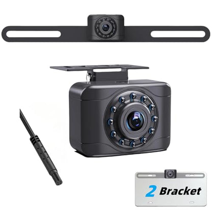 X1P HD Backup Camera License Plate Rear View Camera for Car