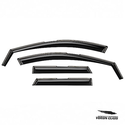 in Channel Extra Durable Rain Guards for Hyundai Santa Cruz 2022