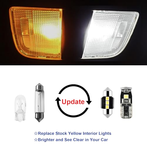 LED Interior Car Lights for Toyota (8 Count)