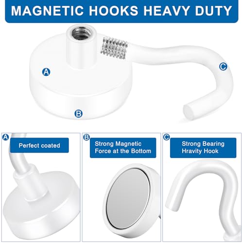 Magnetic Hooks for Cruise Cabins (6 Count)