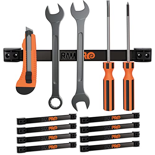 12" Magnetic Tool Holder Strip (4 Count)