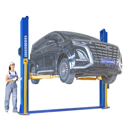 Auto 2 Post Car Lift 15000 lb Capacity Truck Hoist