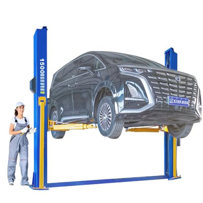 Auto 2 Post Car Lift 15000 lb Capacity Truck Hoist