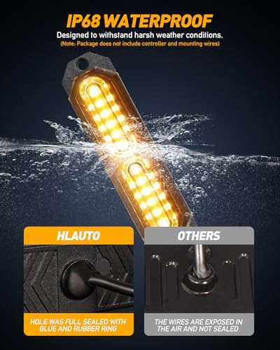 1200T Emergency Strobe Grille Lights (8 Count)