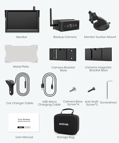 5 Inch Magnetic Wireless Backup Camera