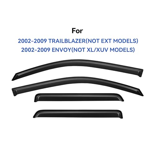 Window Visors Rain Guards for 2002