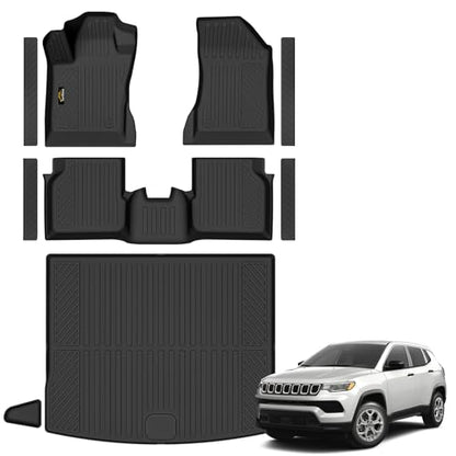 Floor Mats & Cargo Liner Custom Fit for Jeep Compass 2017