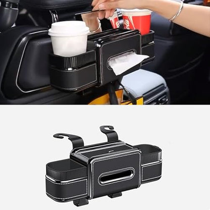 6-in-1 Car Headrest Backseat Organizer, Back Seat Car Organizer and Storage