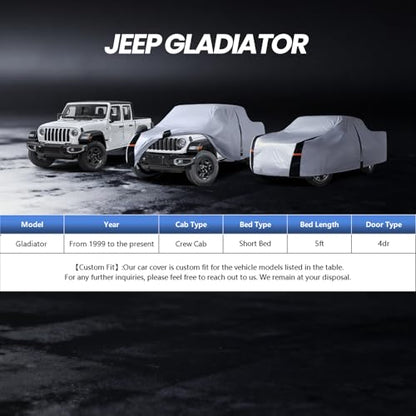 Multi Layer Jeep Gladiator Truck Cover